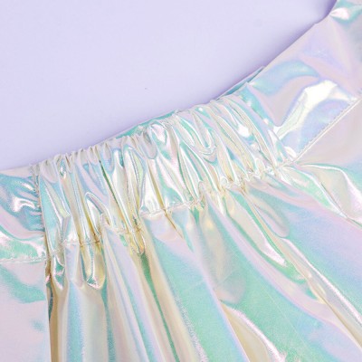 NEEDY GIRL OVERDOSE KAngel Women Silver Dress Cosplay Costume Halloween Carnival Outfit