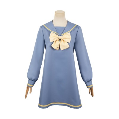 NEEDY GIRL OVERDOSE KAngel Blue Dress Suit Cosplay Costume Halloween Carnival Outfit