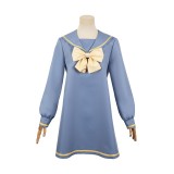 NEEDY GIRL OVERDOSE KAngel Blue Dress Suit Cosplay Costume Halloween Carnival Outfit