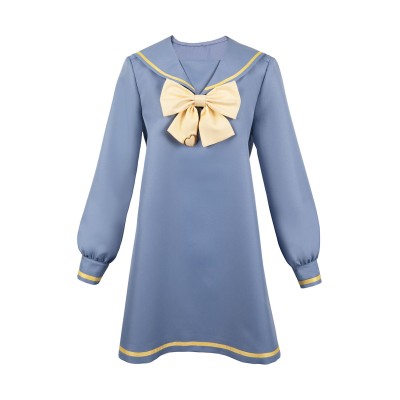 NEEDY GIRL OVERDOSE KAngel Blue Dress Suit Cosplay Costume Halloween Carnival Outfit