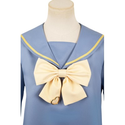 NEEDY GIRL OVERDOSE KAngel Blue Dress Suit Cosplay Costume Halloween Carnival Outfit
