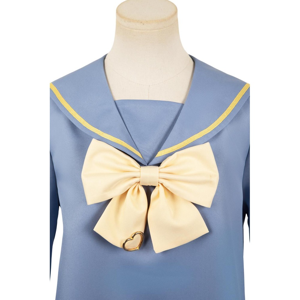 NEEDY GIRL OVERDOSE KAngel Blue Dress Suit Cosplay Costume Halloween Carnival Outfit