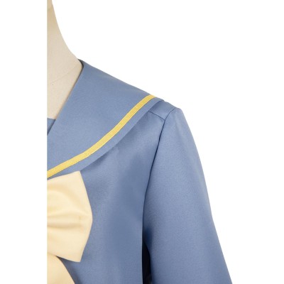 NEEDY GIRL OVERDOSE KAngel Blue Dress Suit Cosplay Costume Halloween Carnival Outfit