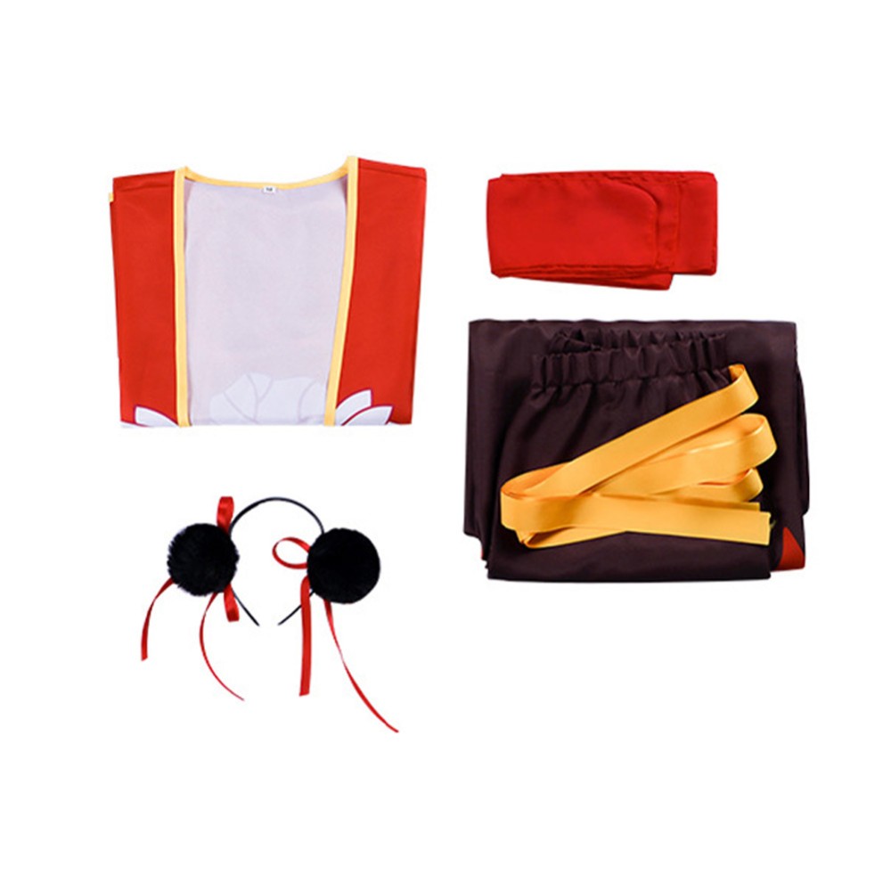 Ne Zha 2 Ne Zha Kids Children Red Cosplay Costume Halloween Carnival Outfit
