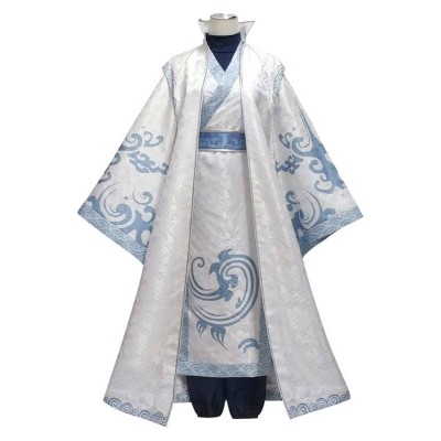 Ne Zha 2 (2025) Ao Bing Kids Children White Hanfu Cosplay Costume Halloween Carnival Outfit