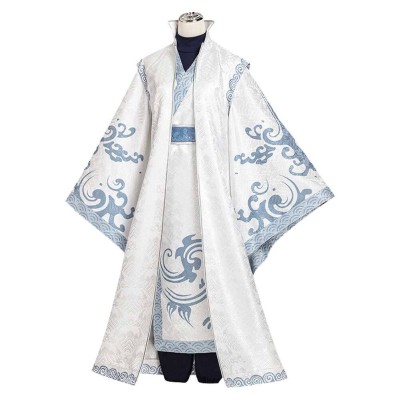Ne Zha 2 (2025) Ao Bing Kids Children White Hanfu Cosplay Costume Halloween Carnival Outfit