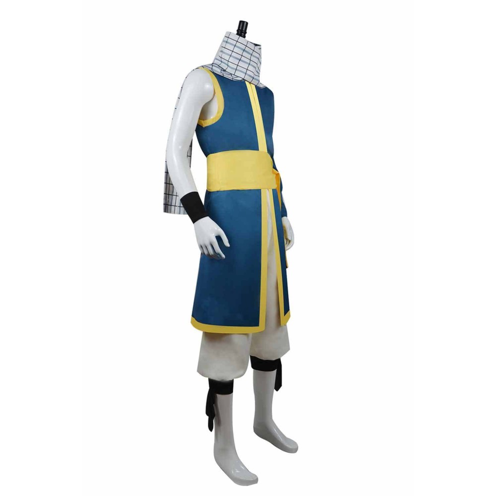 Natsu Dragneel Suit Cosplay Costume Halloween Carnival Outfit