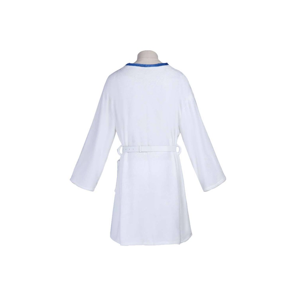National Lampoon's Vacation Cousin Eddie Bathrobe With Belt Hat Suit Cosplay Costume Halloween Carnival Outfit