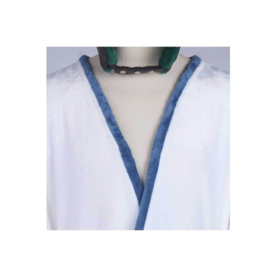 National Lampoon's Vacation Cousin Eddie Bathrobe With Belt Hat Suit Cosplay Costume Halloween Carnival Outfit