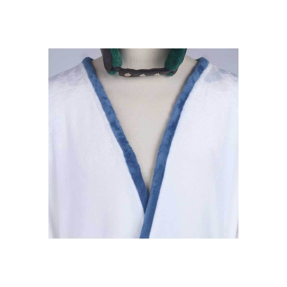 National Lampoon's Vacation Cousin Eddie Bathrobe With Belt Hat Suit Cosplay Costume Halloween Carnival Outfit