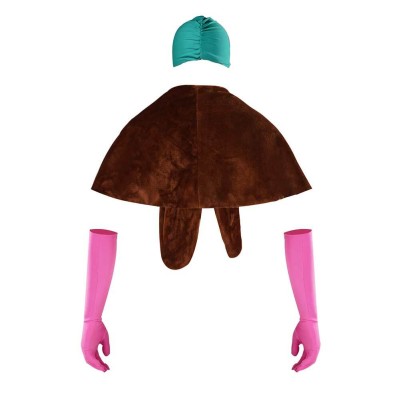 National Lampoon's Christmas Vacation Clark Shawl Hat Cloves 3 Pcs Christmas Cosplay Costume Halloween Carnival Outfit