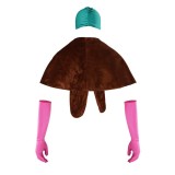 National Lampoon's Christmas Vacation Clark Shawl Hat Cloves 3 Pcs Christmas Cosplay Costume Halloween Carnival Outfit
