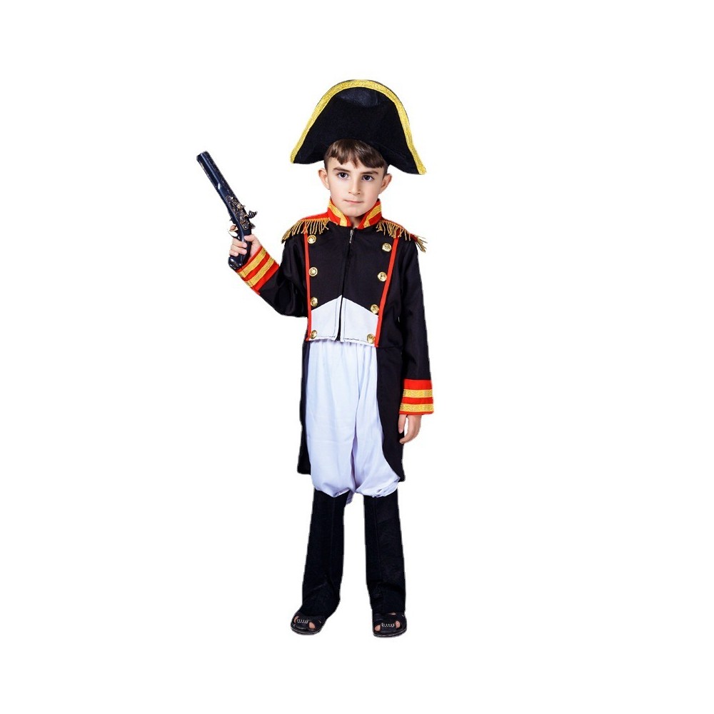 Costume de fête pour enfants Napoleon 2023, costume de cosplay, tenue pour Halloween et carnaval.