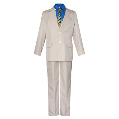 Nanami Kento White Suit Cosplay Costume Halloween Carnival Outfit