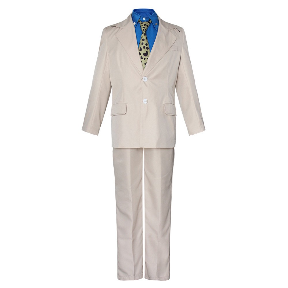 Nanami Kento White Suit Cosplay Costume Halloween Carnival Outfit
