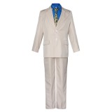 Nanami Kento White Suit Cosplay Costume Halloween Carnival Outfit