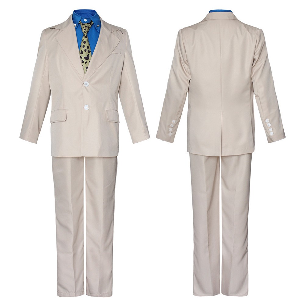 Nanami Kento White Suit Cosplay Costume Halloween Carnival Outfit