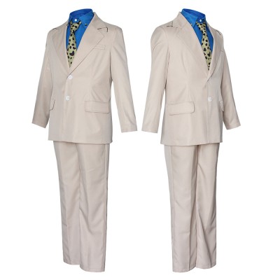 Nanami Kento White Suit Cosplay Costume Halloween Carnival Outfit