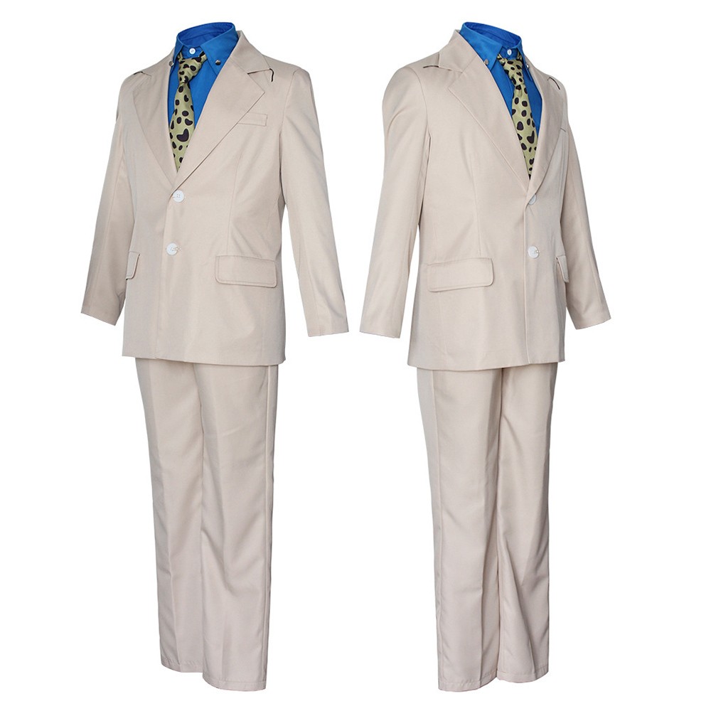 Nanami Kento White Suit Cosplay Costume Halloween Carnival Outfit
