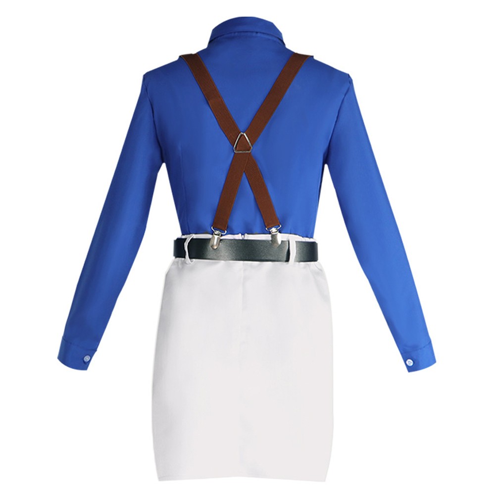 Nanami Kento Genderbend Version Women Blue and White Cosplay Costume Halloween Carnival Outfit