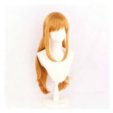 Nami Yellow Twin Ponytail Wig Heat Resistant Synthetic Hair Party Props Cosplay Costume Halloween Carnival
