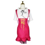 Nami Femmes Robe Rose Costume Cosplay Halloween Carnaval Tenue