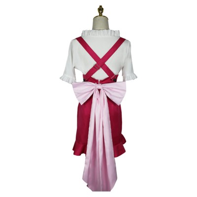 Nami Femmes Robe Rose Costume Cosplay Halloween Carnaval Tenue
