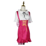 Nami Femmes Robe Rose Costume Cosplay Halloween Carnaval Tenue