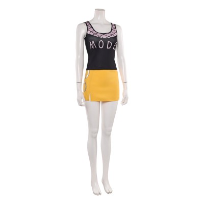 Nami Femmes Costume de Cosplay Noir et Jaune Tenue de Halloween Carnaval