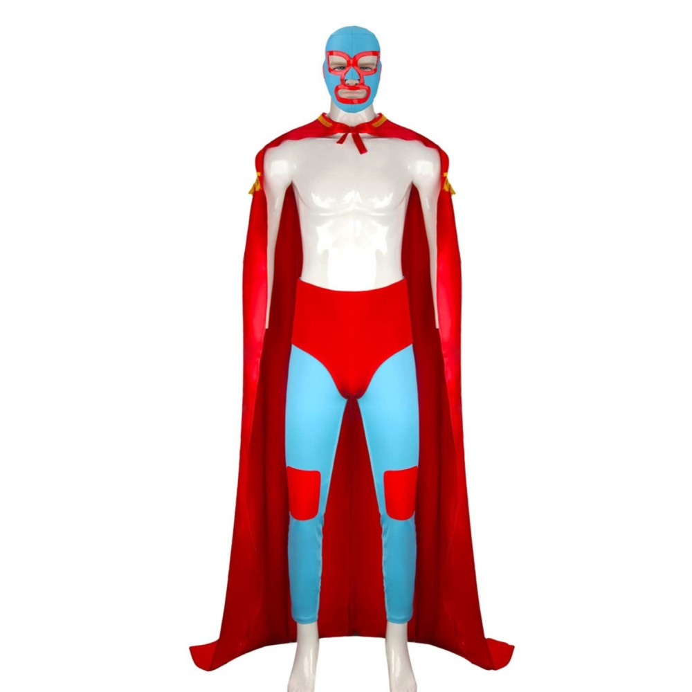 Robe de lutteur Nacho Libre Jack Black Costume de cosplay Halloween Carnaval