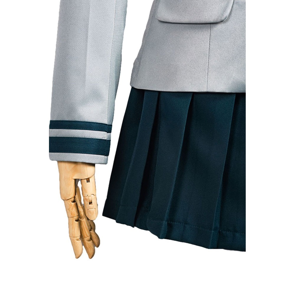 My Hero Academia Tsuyu Ochaco Uraraka School Uniform Suit Cosplay Costume Halloween Carnival Outfit