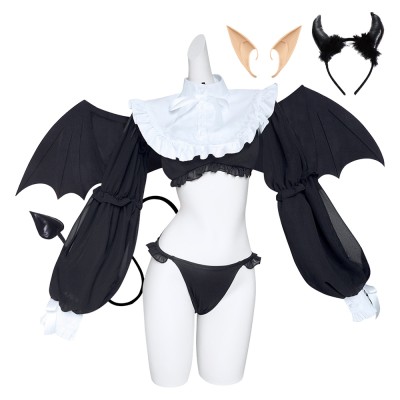 My Dress up Darling Marin Kitagawa Liz-kyun Devil Party Cosplay Costume Halloween Carnival Outfit