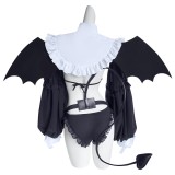 My Dress up Darling Marin Kitagawa Liz-kyun Devil Party Cosplay Costume Halloween Carnival Outfit