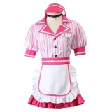 My Dress-Up Darling Kitagawa Marin Pink Maid Dress Cosplay Costume Halloween Carnival Outfit