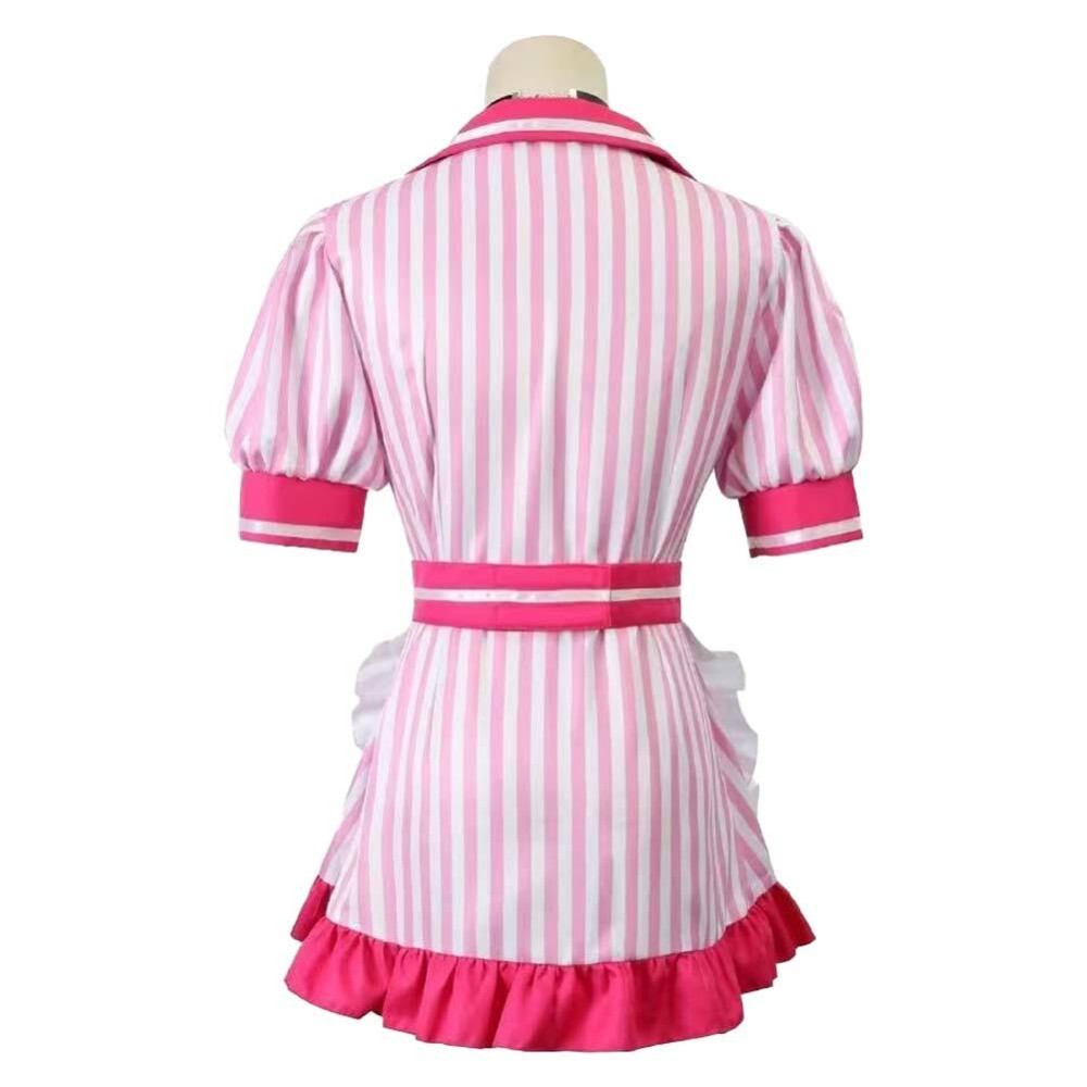 My Dress-Up Darling Kitagawa Marin Pink Maid Dress Cosplay Costume Halloween Carnival Outfit