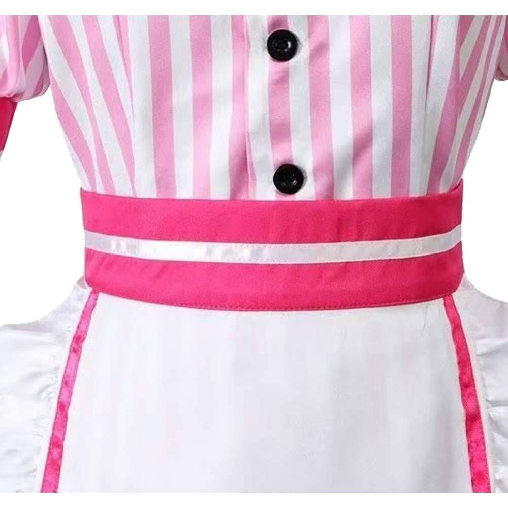 My Dress-Up Darling Kitagawa Marin Pink Maid Dress Cosplay Costume Halloween Carnival Outfit