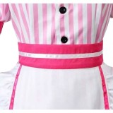 My Dress-Up Darling Kitagawa Marin Pink Maid Dress Cosplay Costume Halloween Carnival Outfit