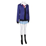 Mon costume de cosplay de fête d'Halloween de l'uniforme scolaire bleu de Kitagawa Marin de My Dress-Up Darling.