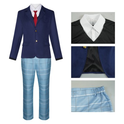 Mon Costume de Cosplay de Gojo Wakana en Uniforme Scolaire pour la Fête DK, Déguisement d'Halloween et de Carnaval