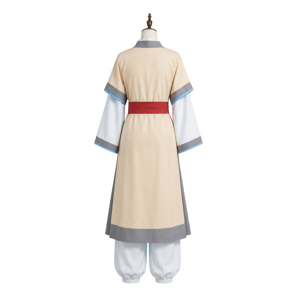 Version film Mu Qing Femmes Costume Cosplay Marron Tenue Halloween Carnaval