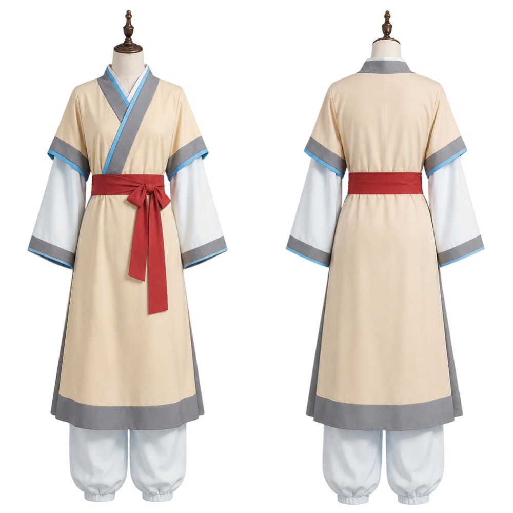 Version film Mu Qing Femmes Costume Cosplay Marron Tenue Halloween Carnaval