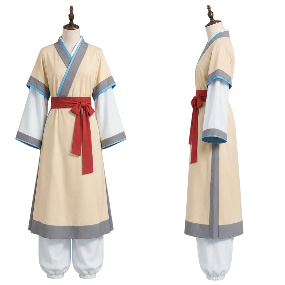 Version film Mu Qing Femmes Costume Cosplay Marron Tenue Halloween Carnaval