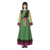 Version film Maomao Femme Costume Cosplay Vert Tenue Halloween Carnaval
