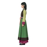 Version film Maomao Femme Costume Cosplay Vert Tenue Halloween Carnaval