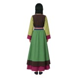Version film Maomao Femme Costume Cosplay Vert Tenue Halloween Carnaval