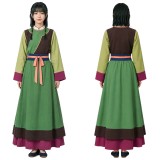 Version film Maomao Femme Costume Cosplay Vert Tenue Halloween Carnaval
