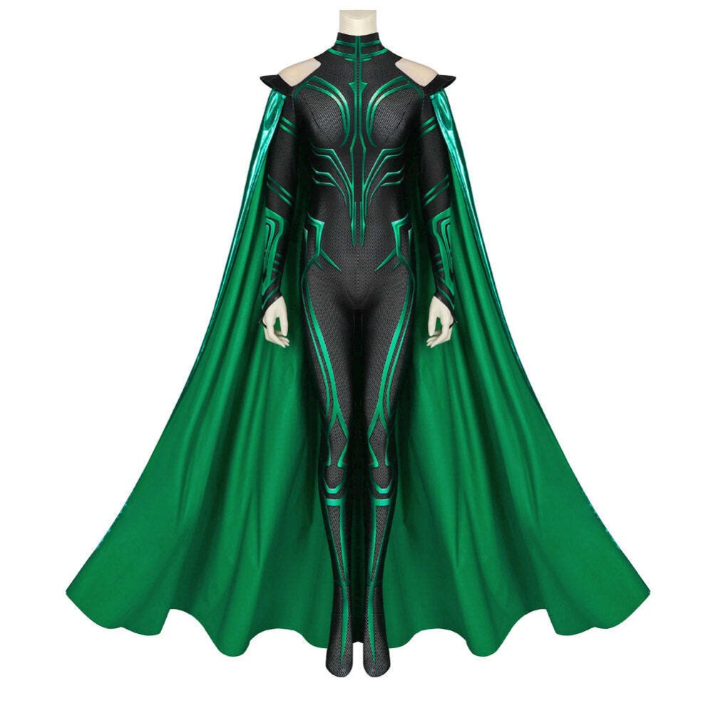 Thor : Ragnarok Hela Festival Costume de Cosplay de Noël Fête D'Halloween Tenue de Carnaval