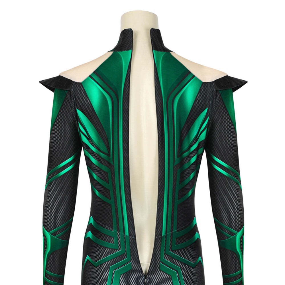 Thor : Ragnarok Hela Festival Costume de Cosplay de Noël Fête D'Halloween Tenue de Carnaval