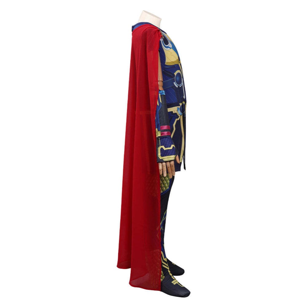 Thor : Costume de cosplay pour enfants de la fête du festival Love and Thunder, tenue de carnaval d'Halloween