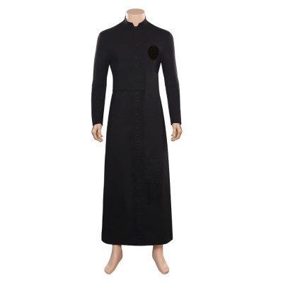 Le Père Exorciste du Pape - Costume de Cosplay de la Robe de Père Gabriele Amorth pour Halloween et Carnaval